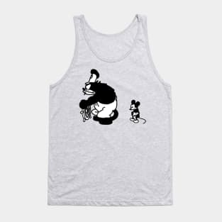 Steamboat Willie with Angry Cat and Sad Mouse Tank Top